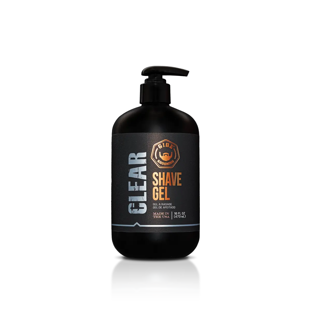 GIBS Clear Shave Gel 16oz
